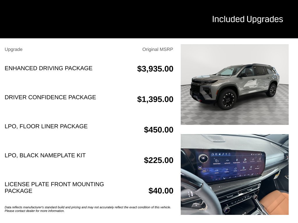 New 2027 Chevrolet Traverse Z71 w/ Enhanced Driving Package AWD/4WD image 5