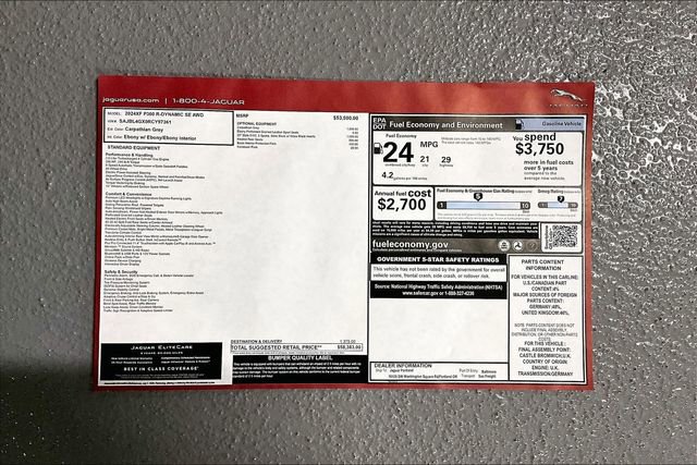 New 2024 Jaguar XF R-Dynamic SE AWD/4WD image 12