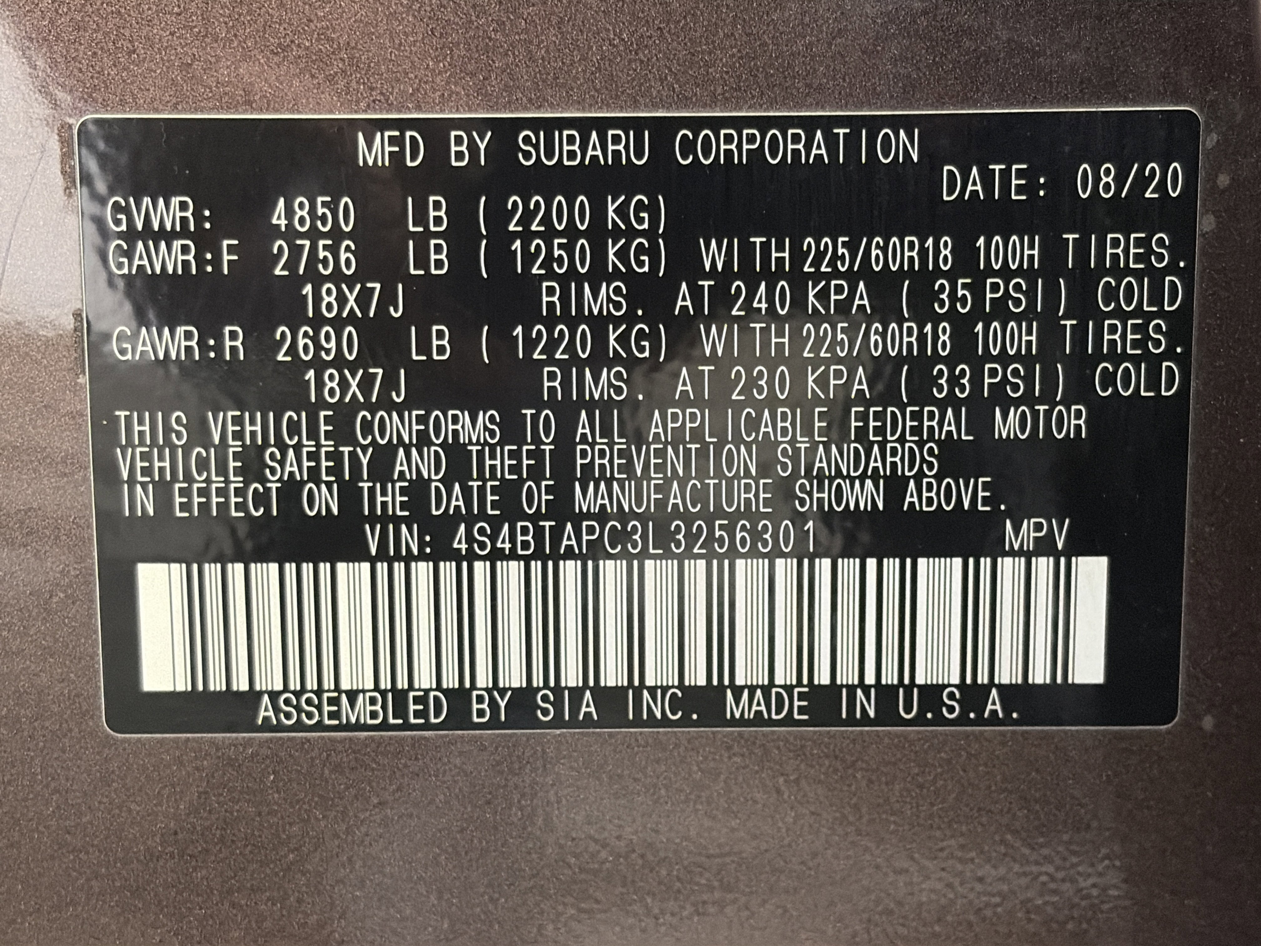 Used 2020 Subaru Outback Touring w/ Popular Package #2 image 34