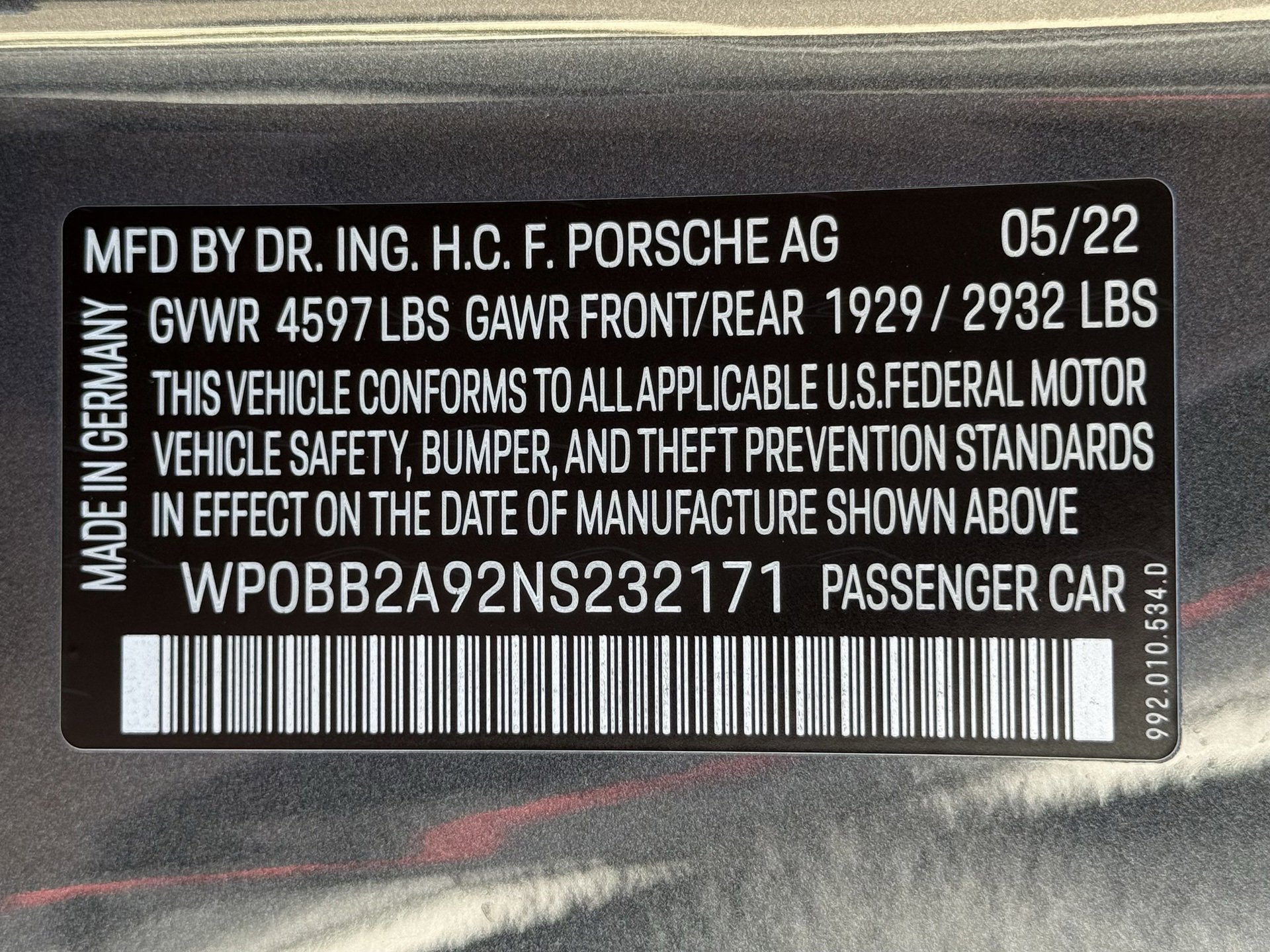 Certified 2022 Porsche 911 Targa 4S image 36