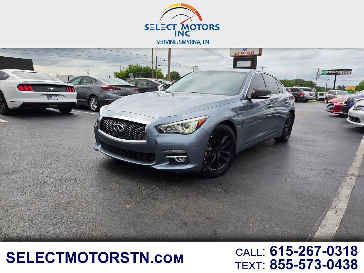 Used 2015 INFINITI Q50 w/ Moonroof Package RWD image 1