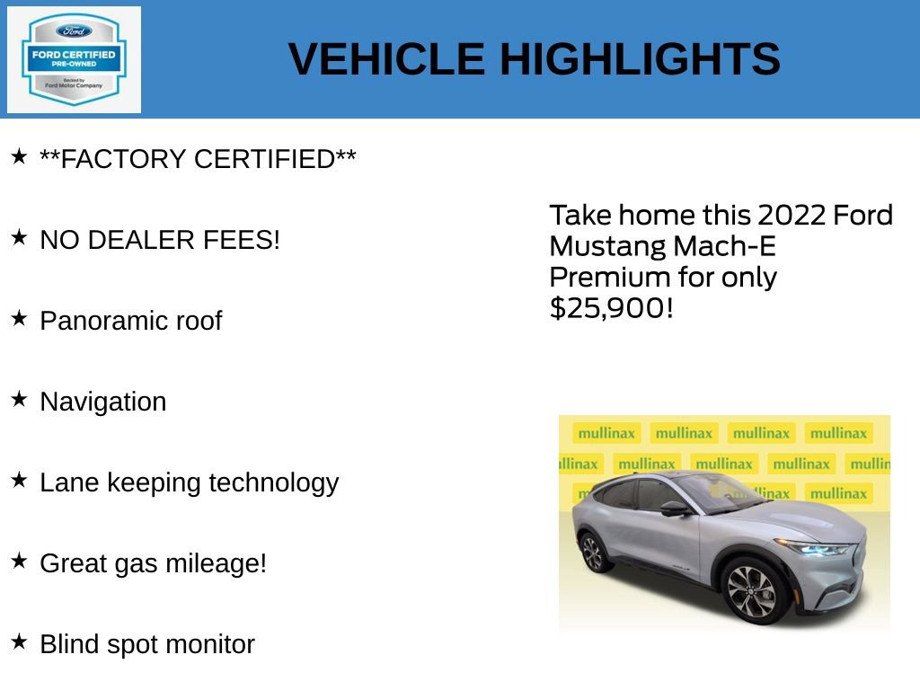 Used 2022 Ford Mustang Mach-E Premium RWD image 11