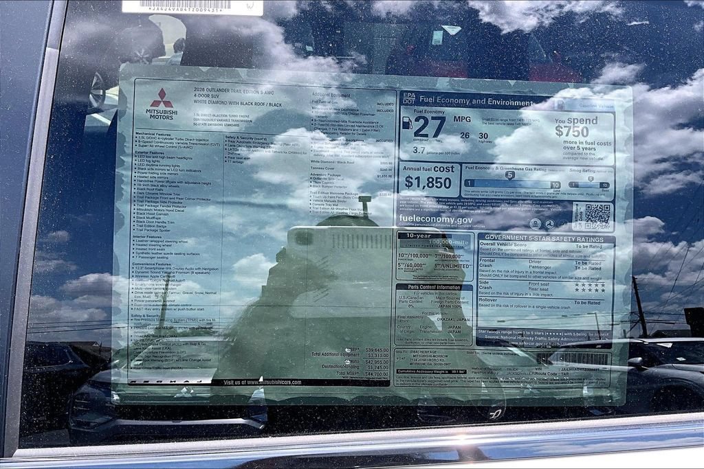 New 2026 Mitsubishi Outlander AWD image 14