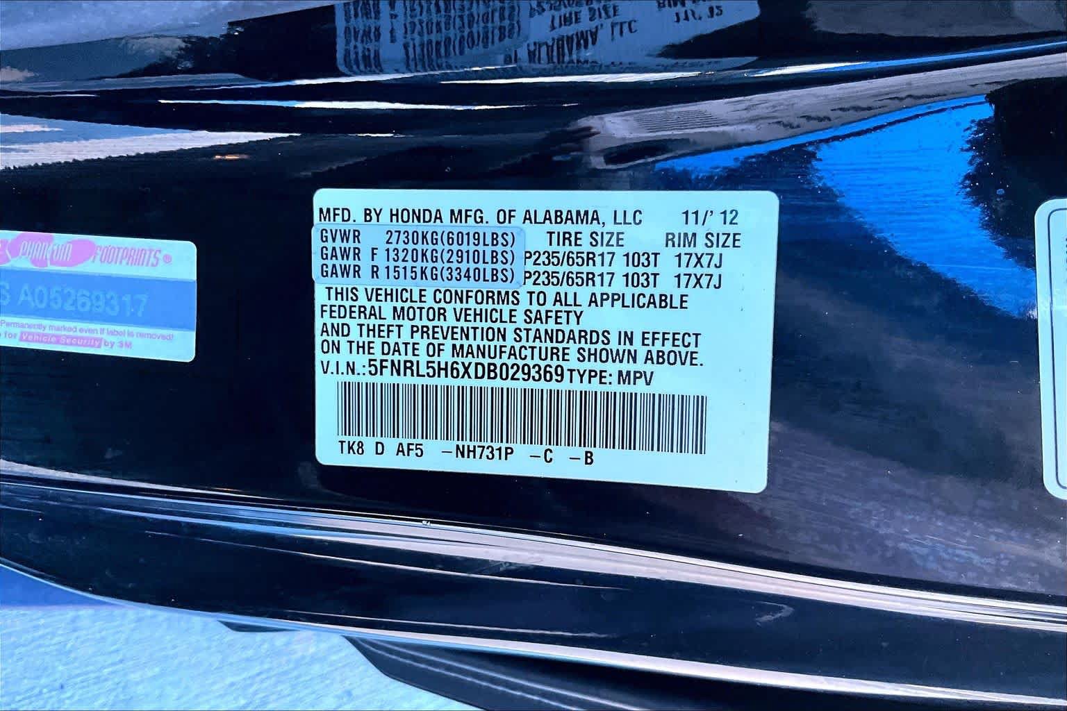 Used 2013 Honda Odyssey EX-L image 33