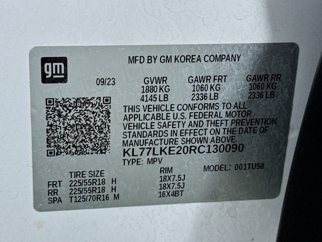 Used 2024 Chevrolet Trax ACTIV w/ Sunroof Package FWD image 32