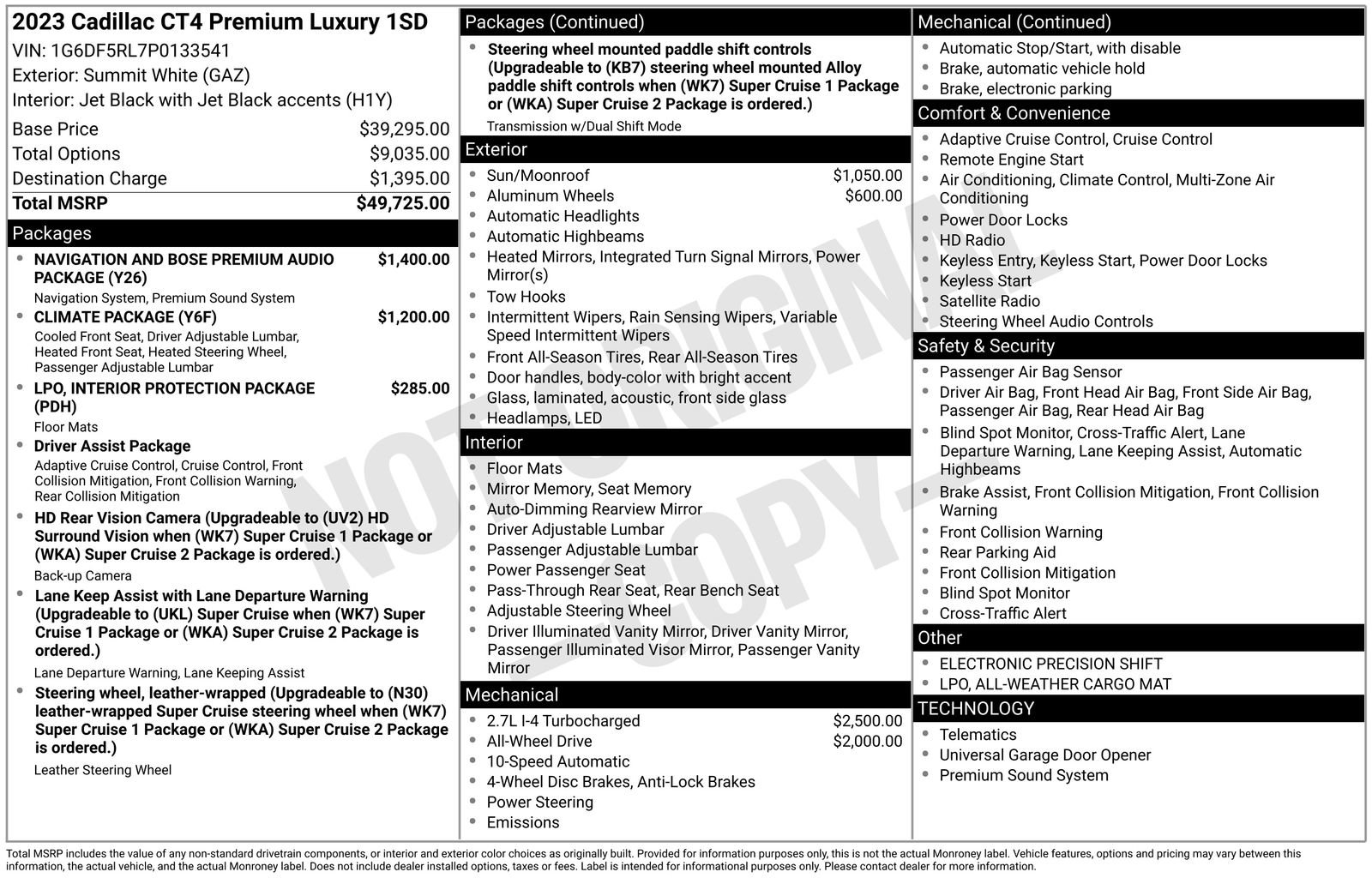 Used 2023 Cadillac CT4 Premium Luxury image 14