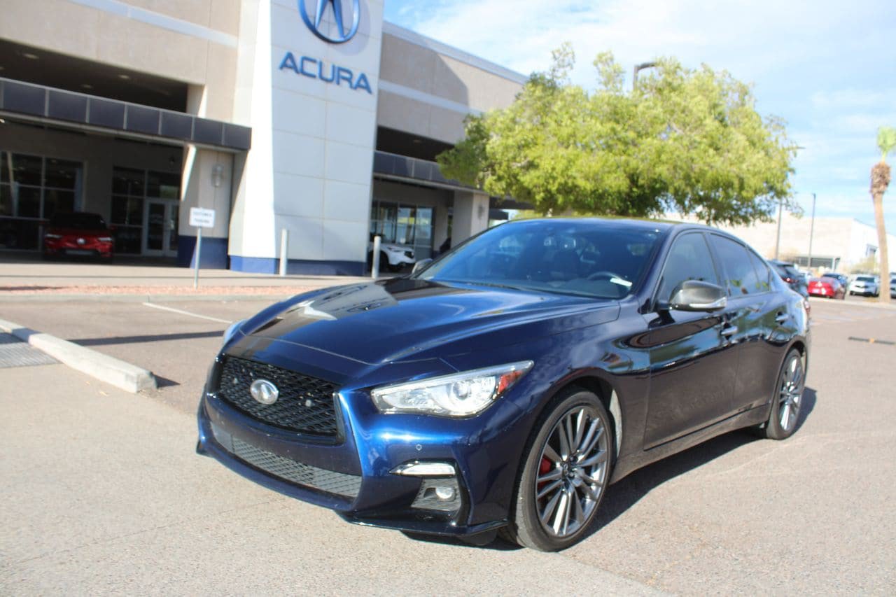 Used 2021 INFINITI Q50 Red Sport 400 w/ Proactive Package AWD/4WD image 9