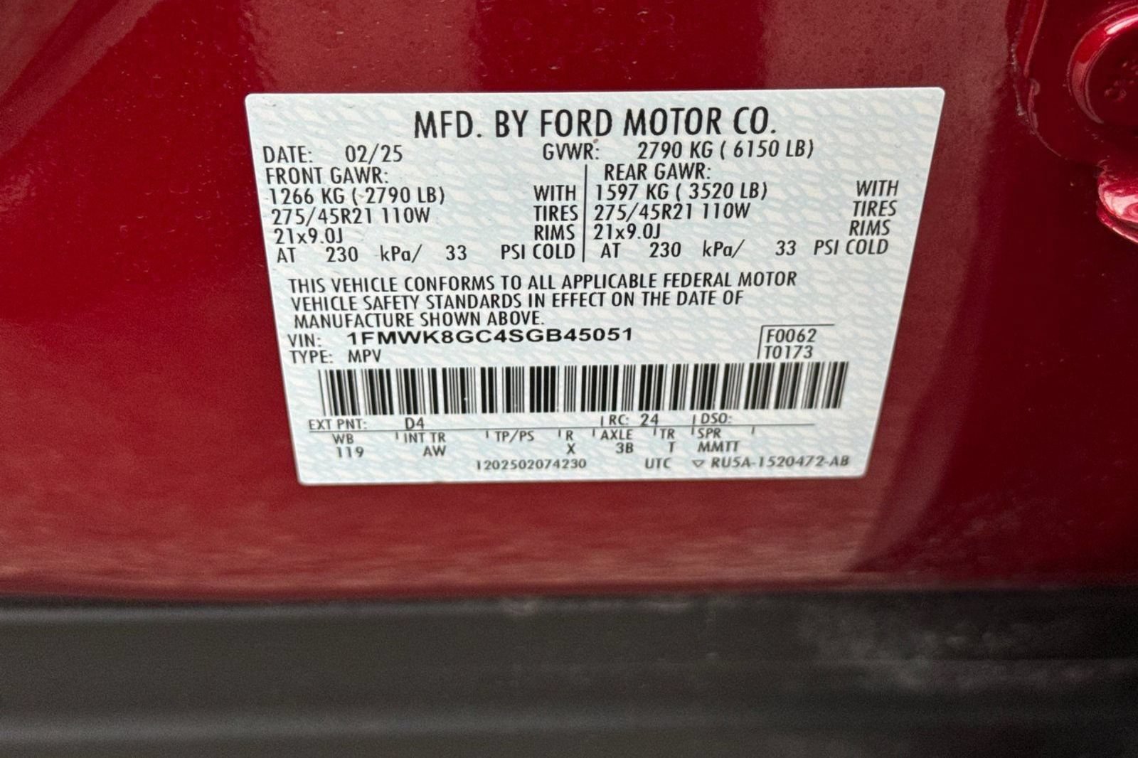 Used 2025 Ford Explorer ST w/ Sun And Sound Package AWD/4WD image 46