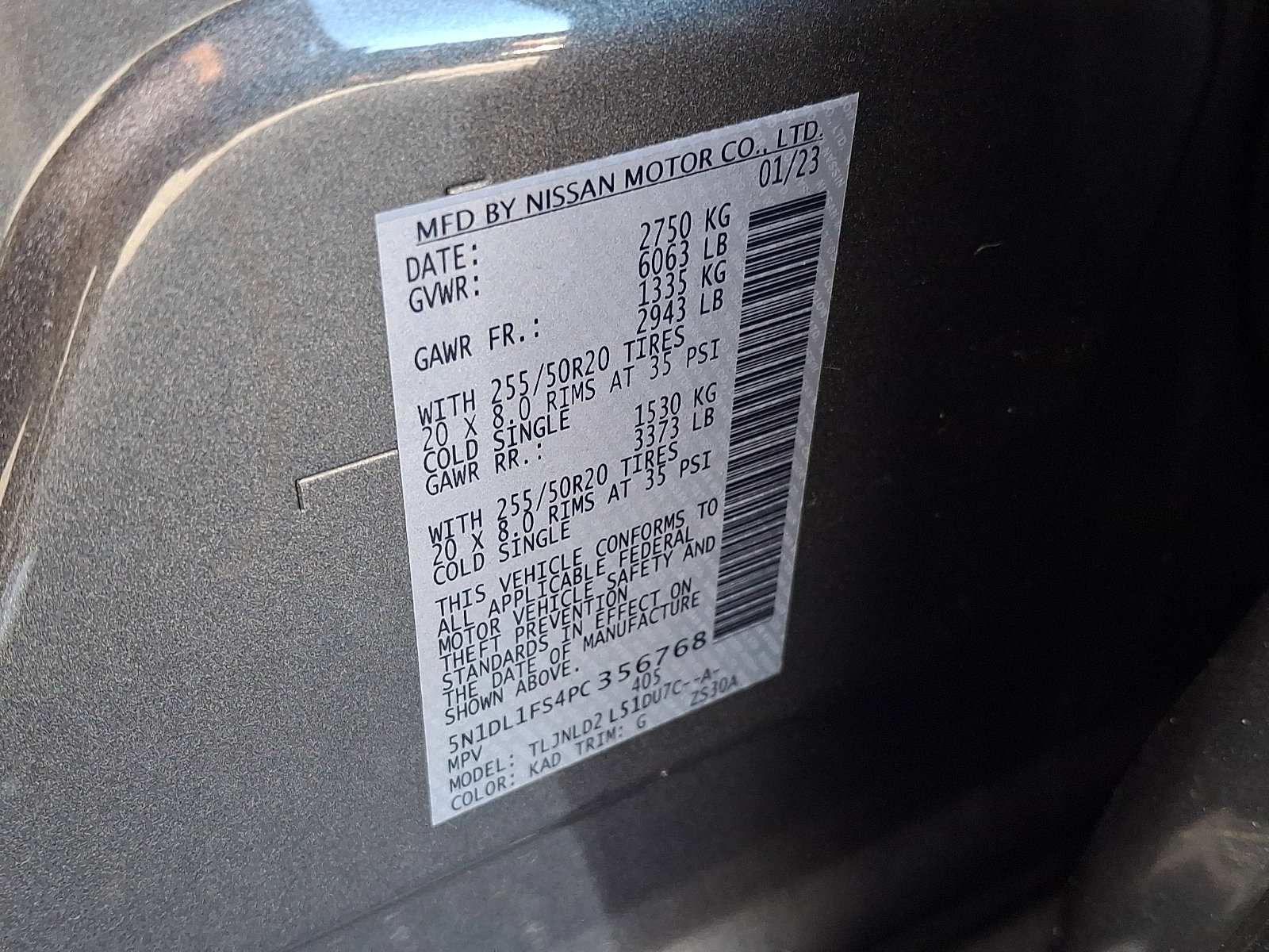 Certified 2023 INFINITI QX60 Luxe w/ Cargo Package image 26