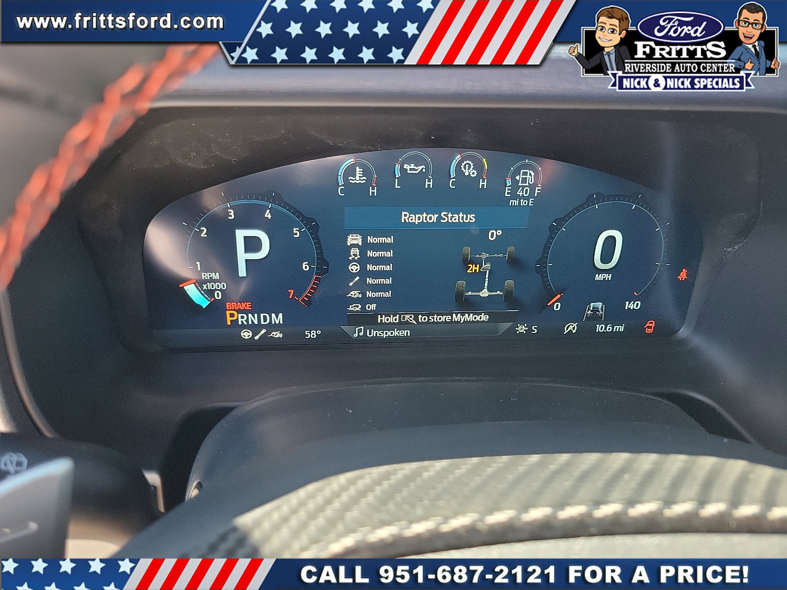 New 2025 Ford Bronco Raptor w/ Interior Carbon Fiber Pack image 7