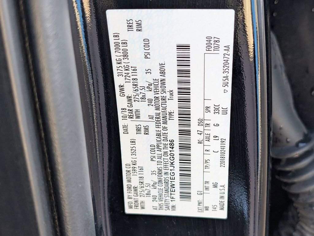 Used 2018 Ford F150 XLT w/ Equipment Group 302A Luxury image 52