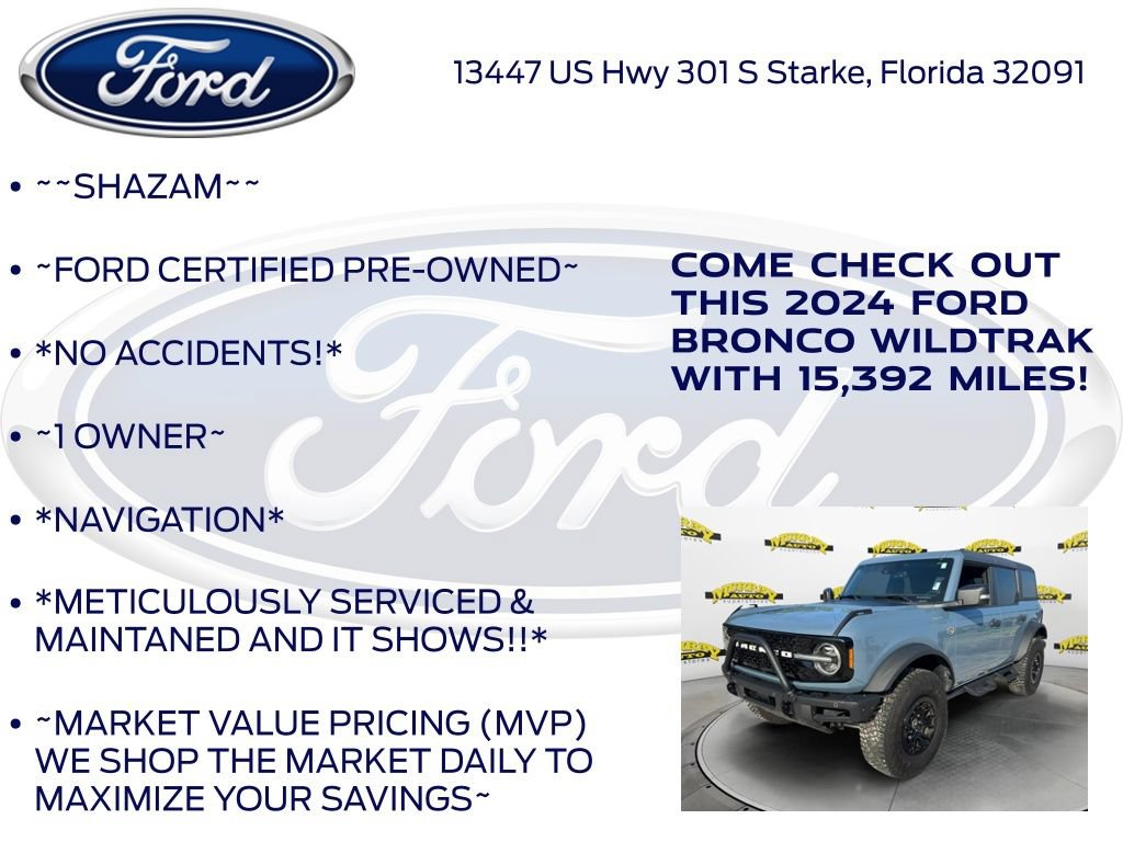 Certified 2024 Ford Bronco Wildtrak AWD/4WD image 6