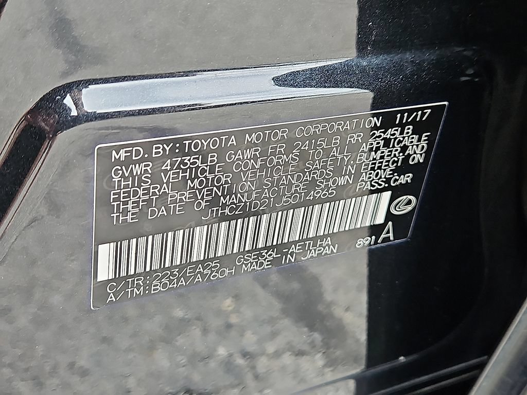 Used 2018 Lexus IS 350 F Sport w/ F Sport Package AWD/4WD image 27