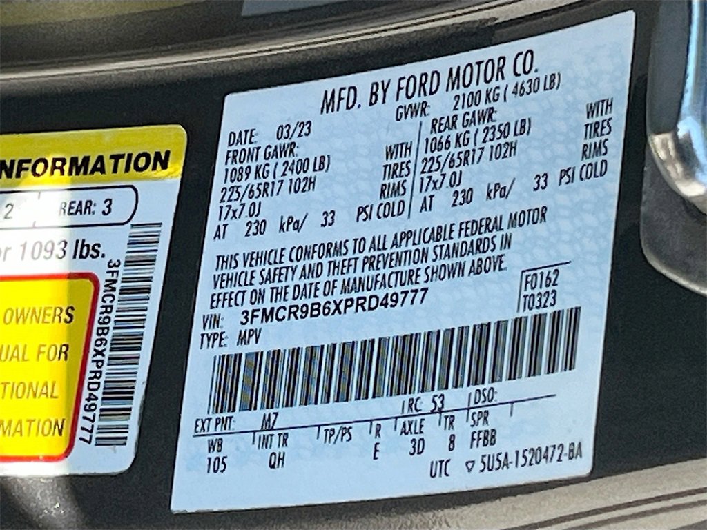 Used 2023 Ford Bronco Sport Big Bend w/ Convenience Package image 30