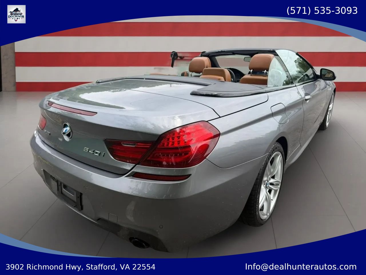 Used 2017 BMW 640i xDrive Convertible AWD/4WD image 9