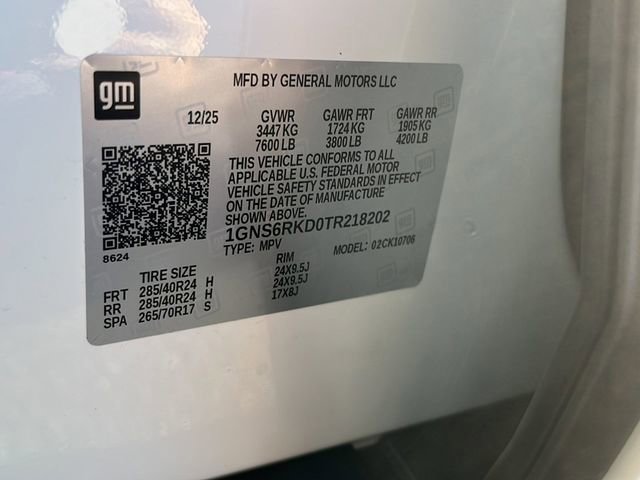 New 2026 Chevrolet Tahoe RST w/ Advanced Technology Package image 29