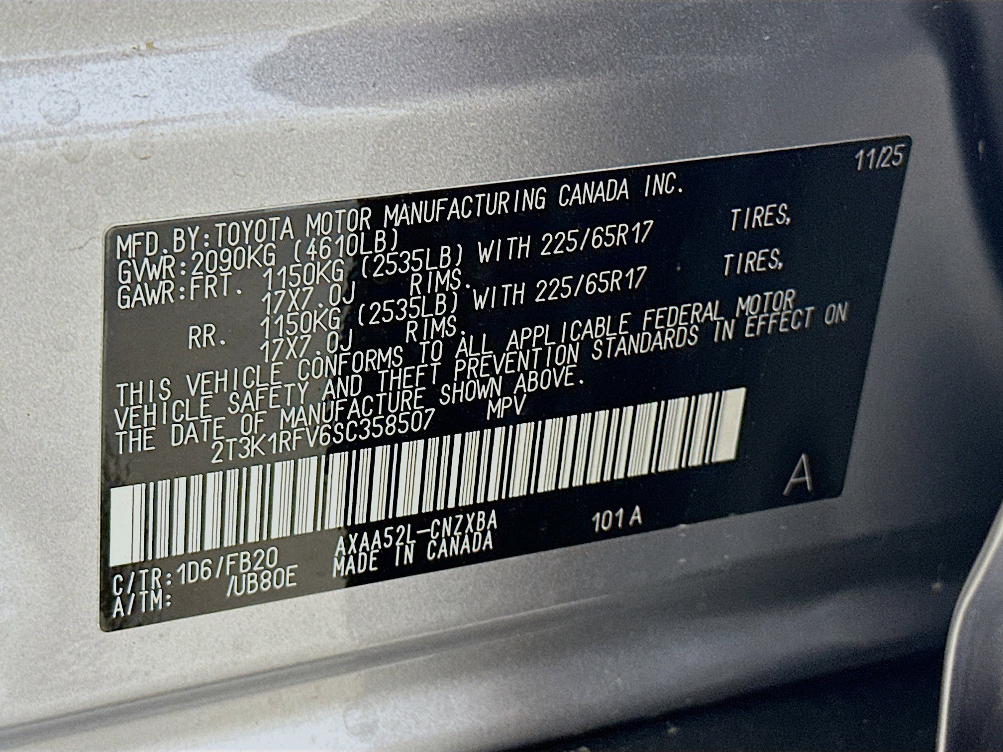 Used 2025 Toyota RAV4 LE image 12