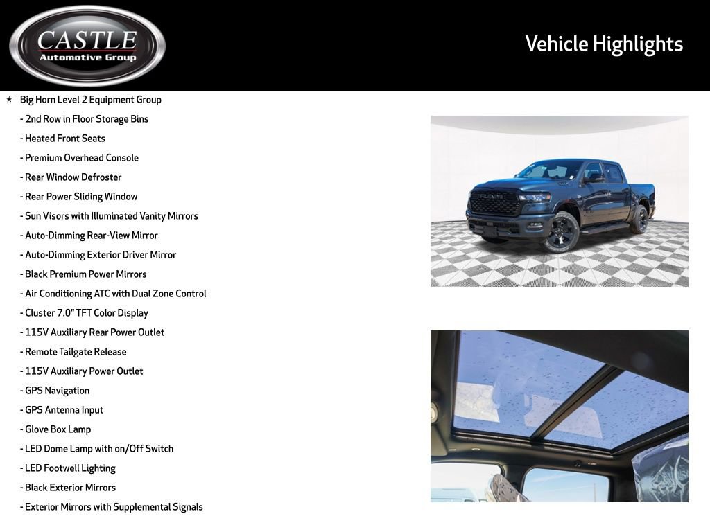 New 2026 RAM 1500 Big Horn AWD/4WD image 3