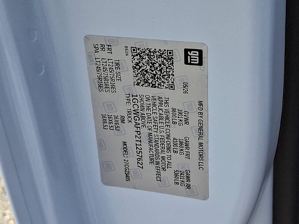 New 2026 Chevrolet Express 2500 w/ Driver Convenience Package RWD image 18