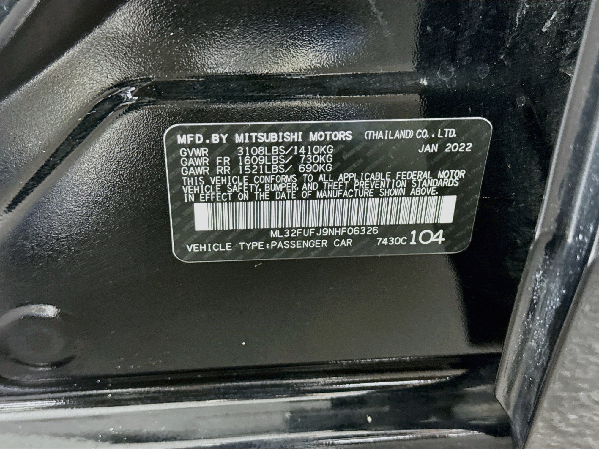 Used 2022 Mitsubishi Mirage G4 Black Edition FWD image 16