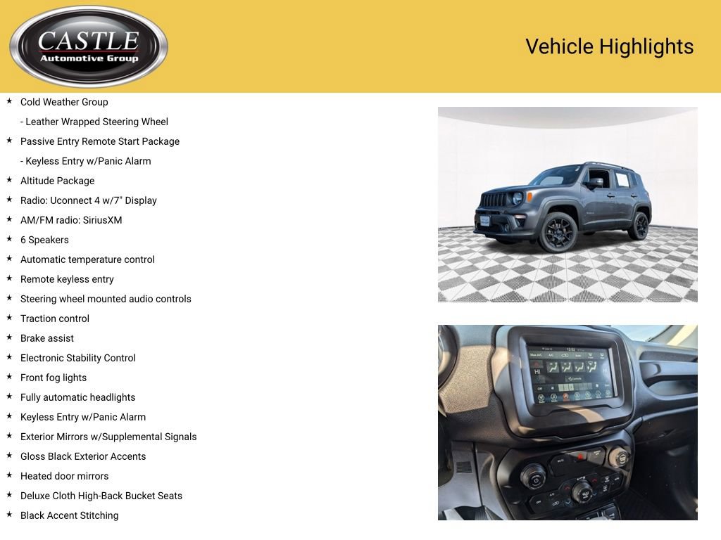 Used 2020 Jeep Renegade Altitude image 7