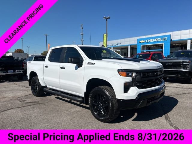 New 2026 Chevrolet Silverado 1500 Custom Trail Boss w/ Turbomax Blackout Package