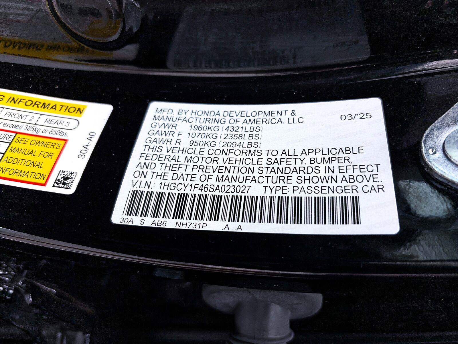 Used 2025 Honda Accord SE image 37