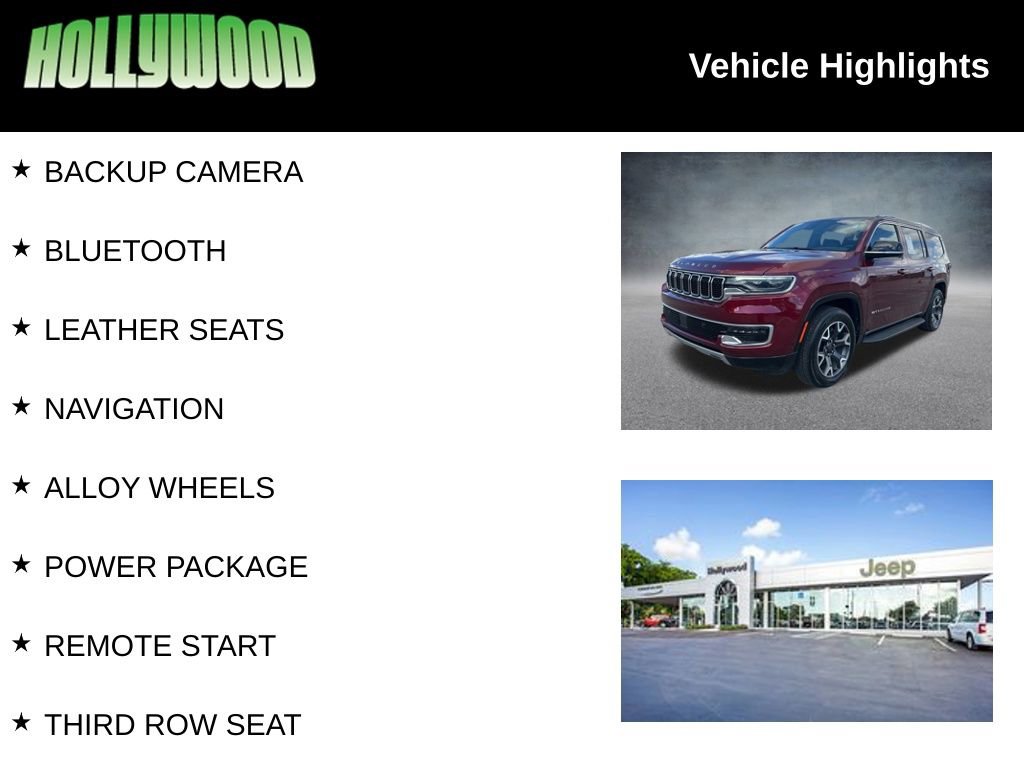 Used 2023 Jeep Wagoneer Series III w/ Preferred Equipment Group image 3