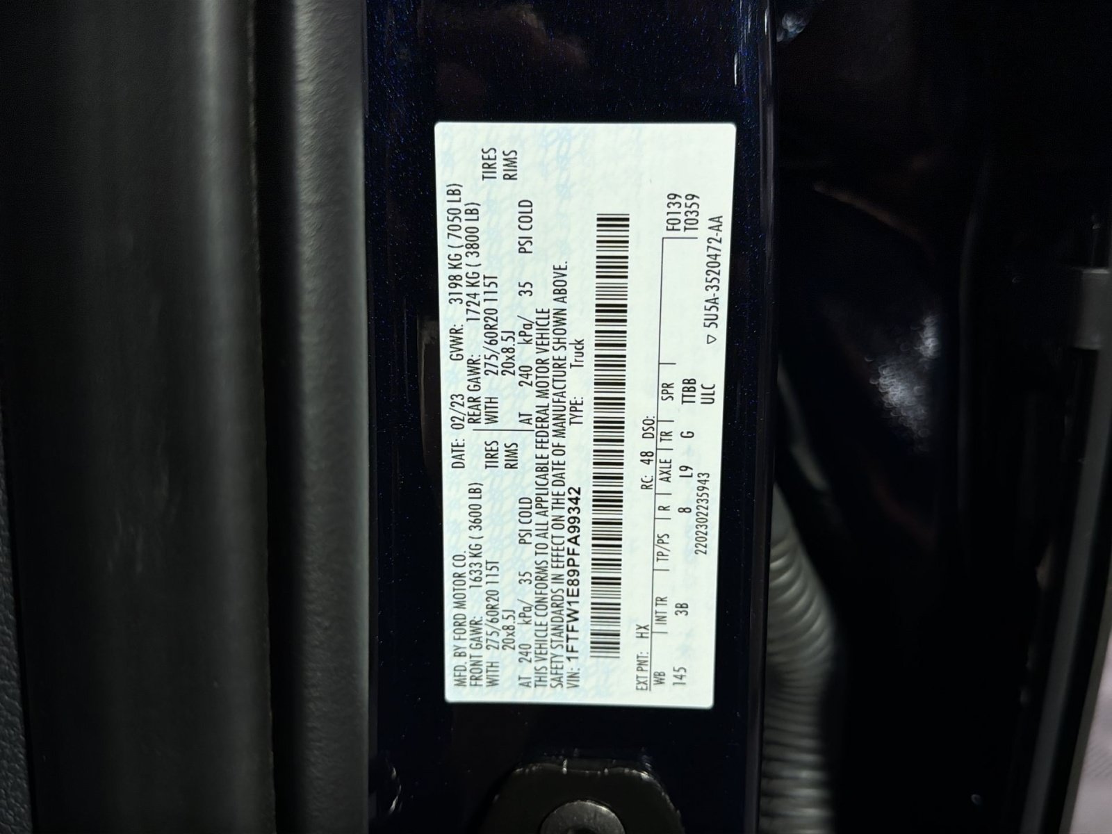 Used 2023 Ford F150 Platinum w/ Equipment Group 701A High AWD/4WD image 39