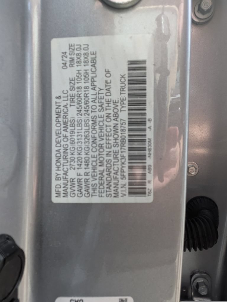 Certified 2024 Honda Ridgeline Sport image 26