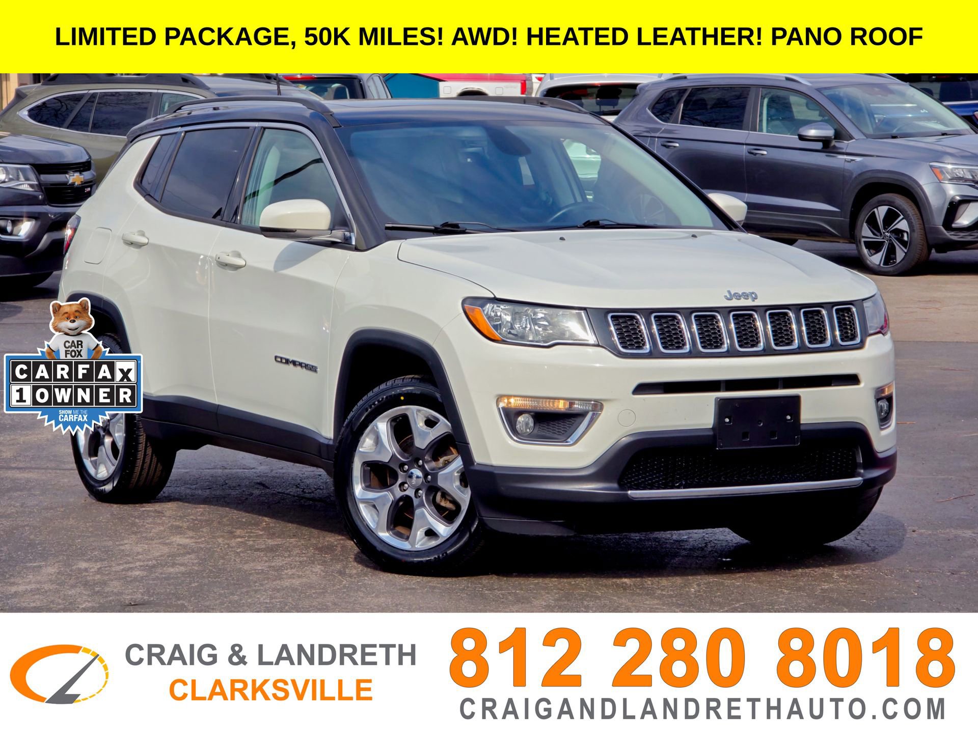 Used 2018 Jeep Compass Limited w/ Navigation Group image 1