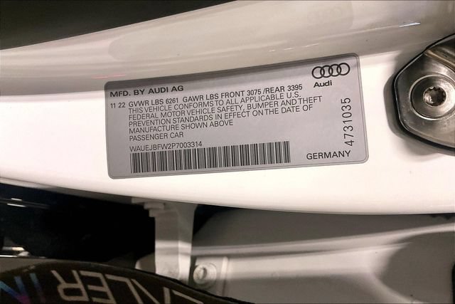 Certified 2023 Audi e-tron GT Prestige w/ Prestige Package AWD/4WD image 34