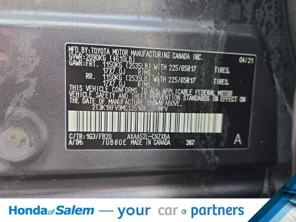 Used 2021 Toyota RAV4 LE FWD image 20
