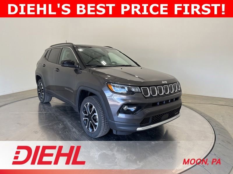 Used 2022 Jeep Compass Limited w/ Sun and Sound Group AWD/4WD image 1