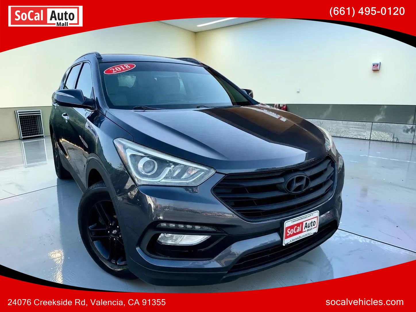 Used 2018 Hyundai Santa Fe Sport w/ 2.4L Value Package 02