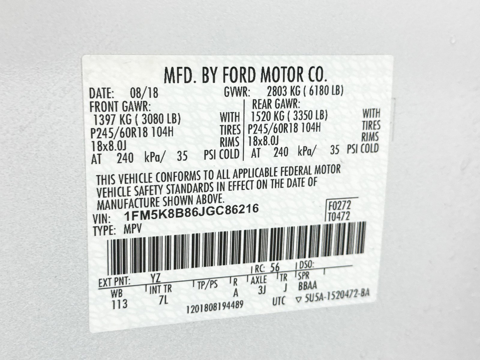 Used 2018 Ford Explorer 4WD image 33