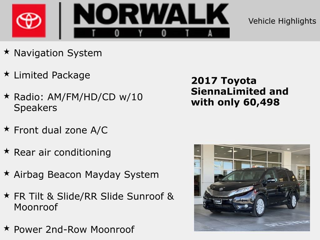Certified 2017 Toyota Sienna Limited image 10