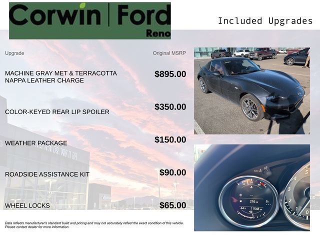 Used 2022 MAZDA MX-5 Miata RF Grand Touring w/ Weather Package image 3