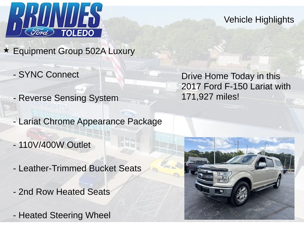 Used 2017 Ford F150 Lariat w/ Equipment Group 502A Luxury AWD/4WD image 12