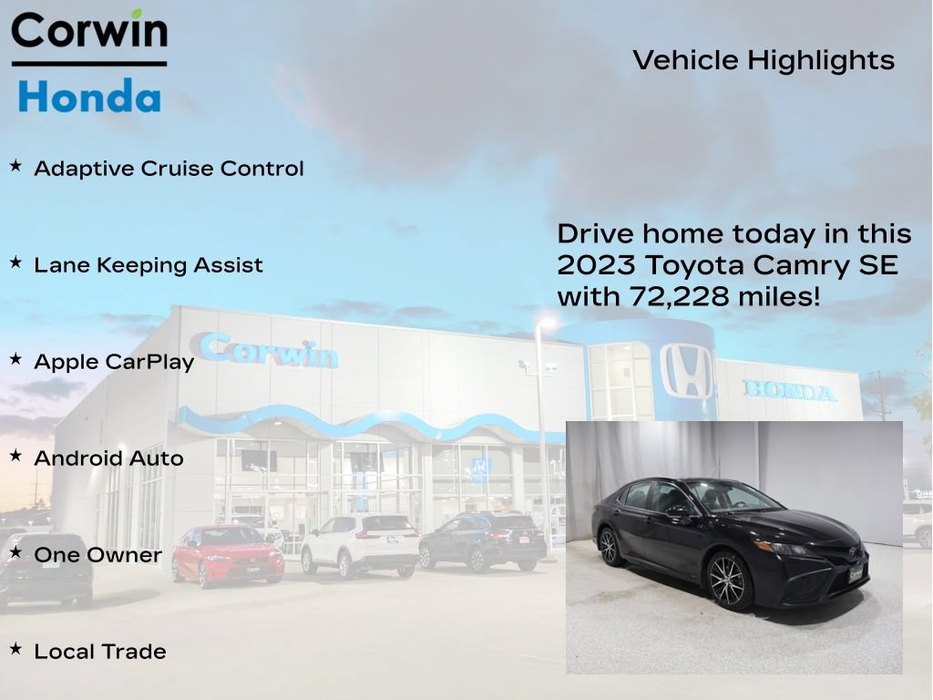 Used 2023 Toyota Camry SE FWD image 6