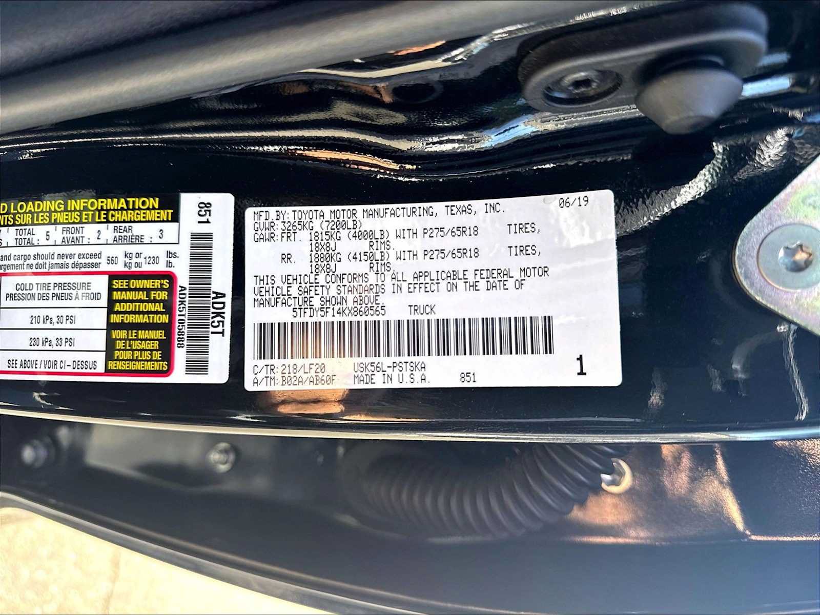 Used 2019 Toyota Tundra TRD Pro AWD/4WD image 34