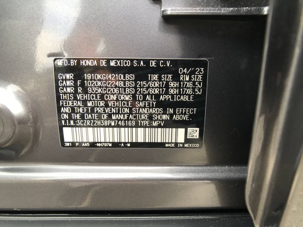 Certified 2023 Honda HR-V LX image 17