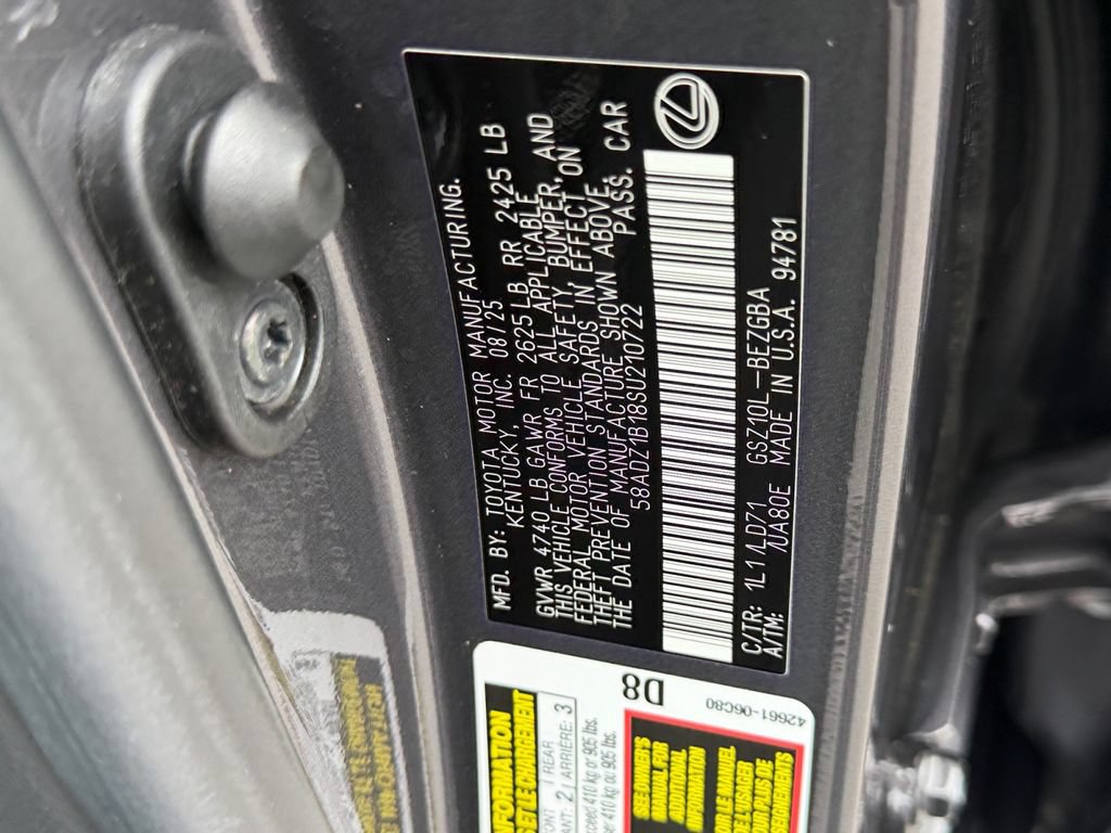 Certified 2025 Lexus ES 350 w/ Premium Package FWD image 28