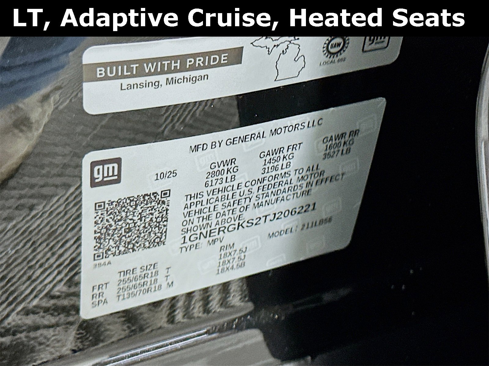 New 2026 Chevrolet Traverse LT image 34