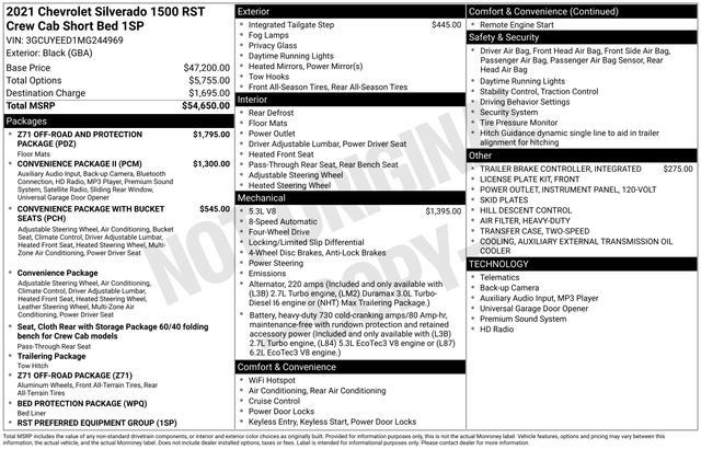 Certified 2021 Chevrolet Silverado 1500 RST image 36