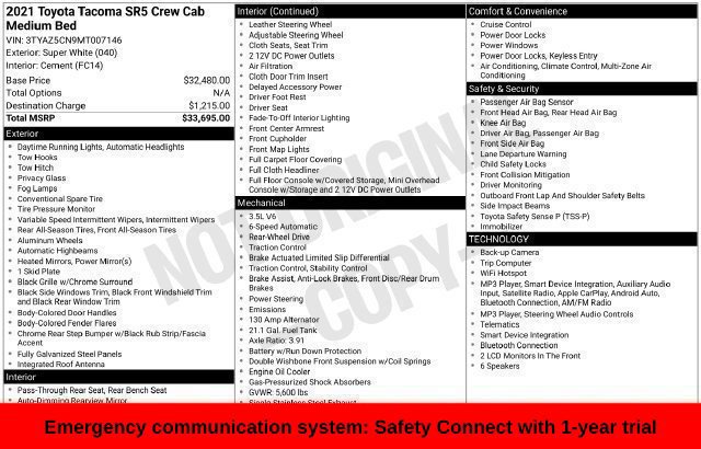 Used 2021 Toyota Tacoma SR5 RWD image 36