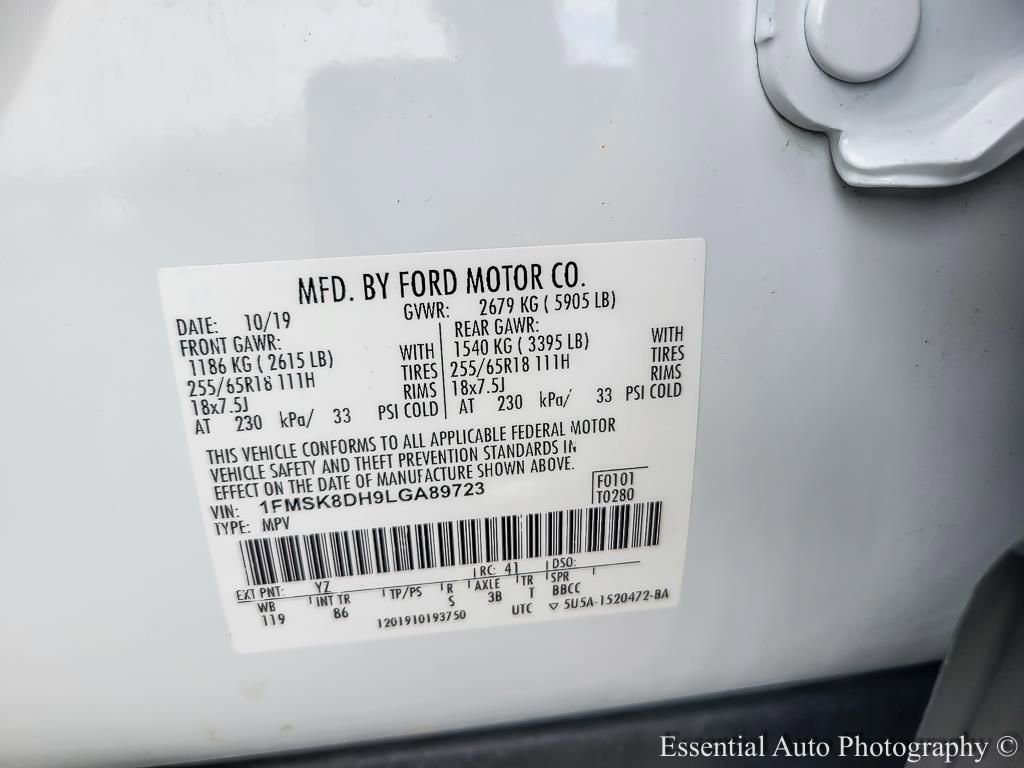 Used 2020 Ford Explorer XLT AWD/4WD image 27