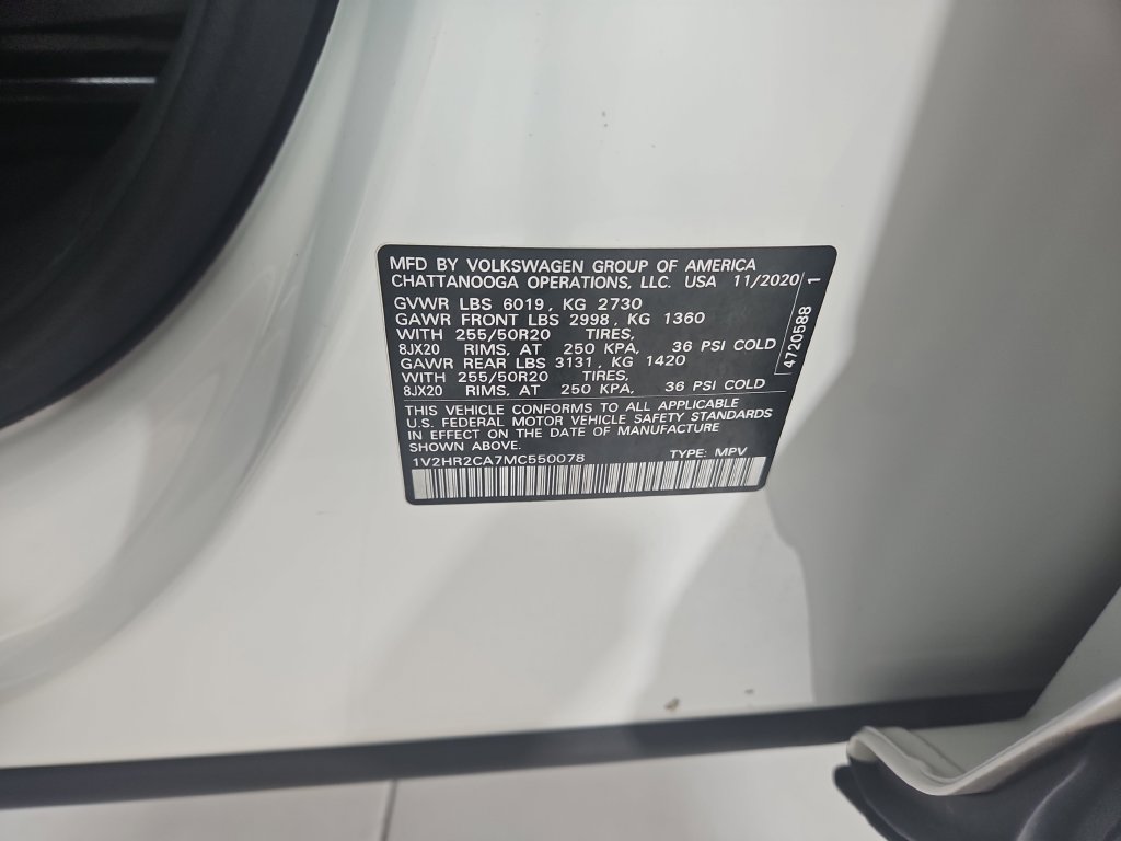 Used 2021 Volkswagen Atlas SE AWD/4WD image 28