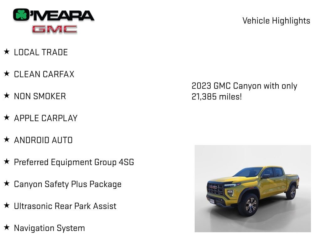 Used 2023 GMC Canyon AT4 w/ Canyon Safety Plus Package image 7