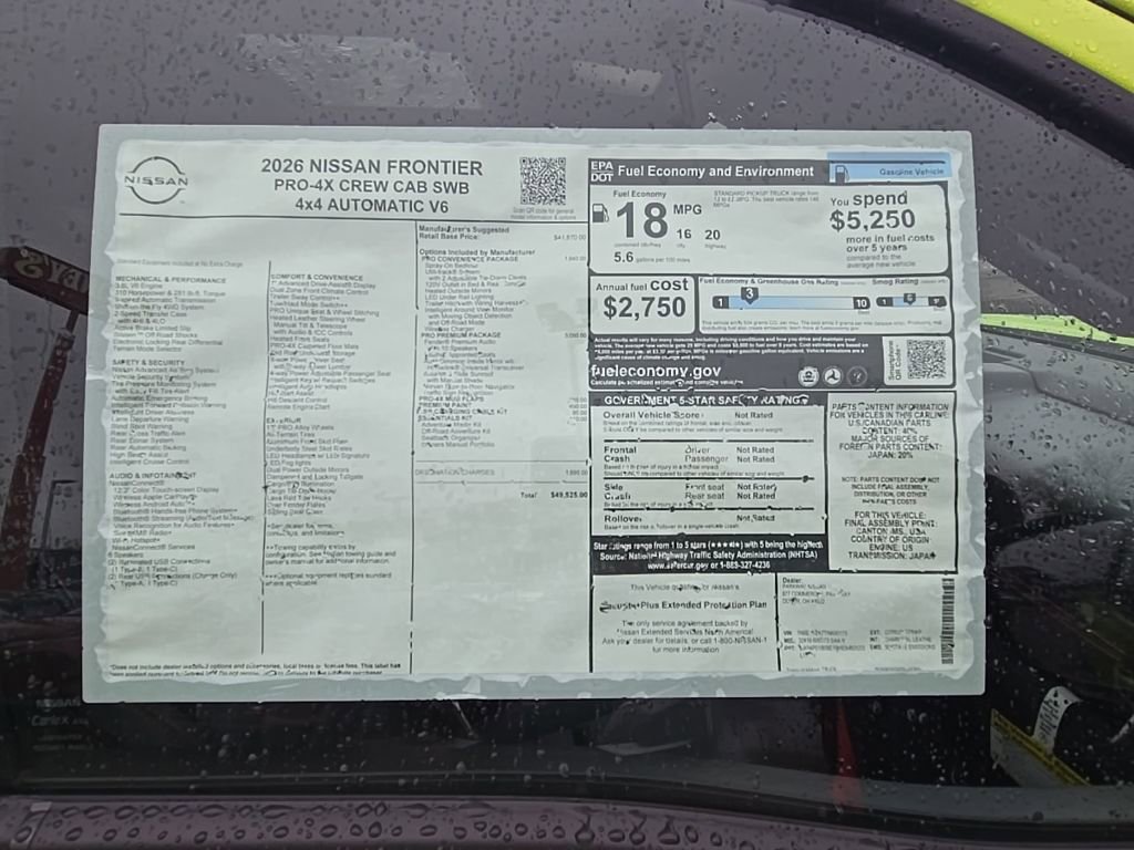 New 2026 Nissan Frontier PRO-4X w/ Pro Premium Package image 44